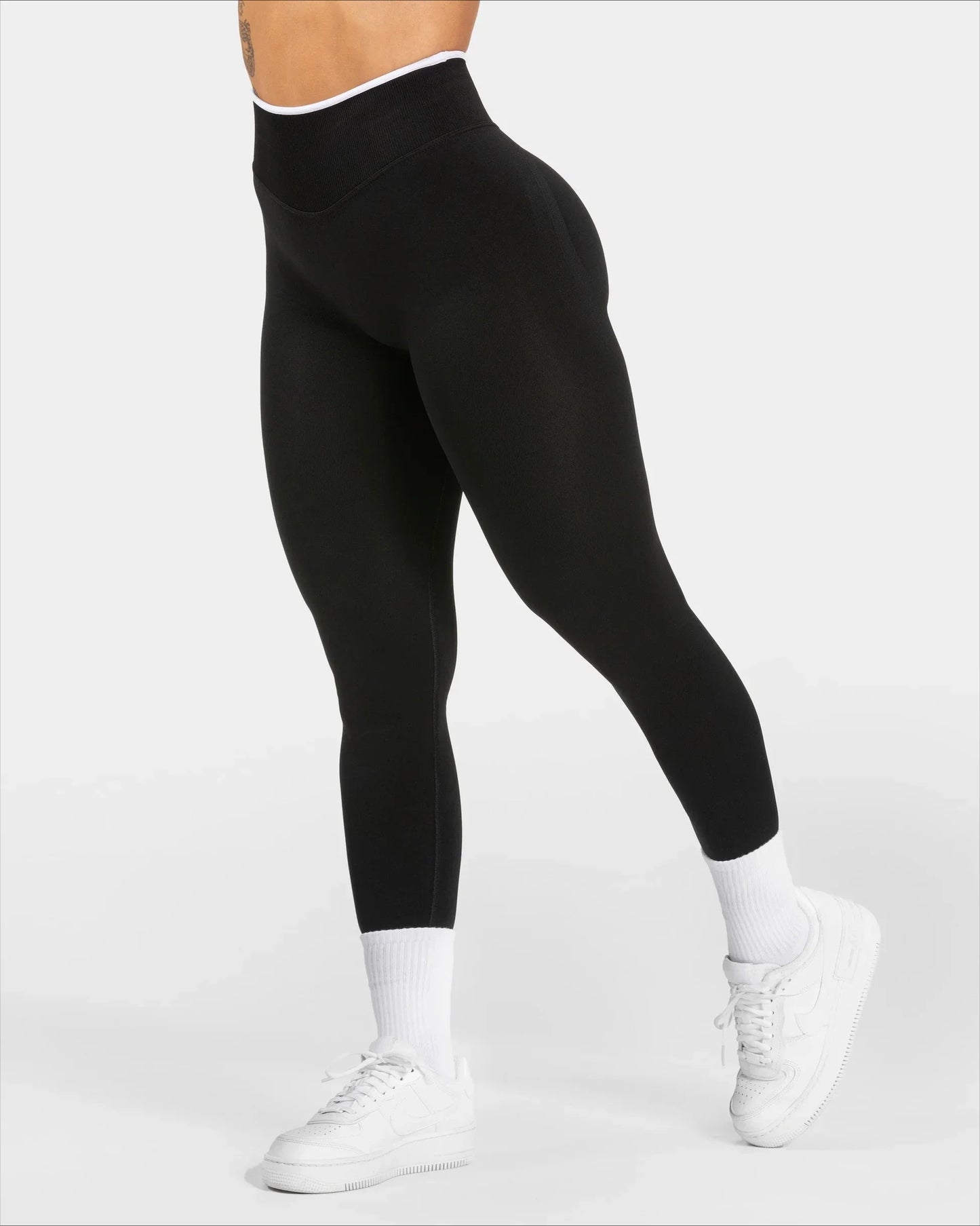 High-Waist Seamless Yoga Leggings
