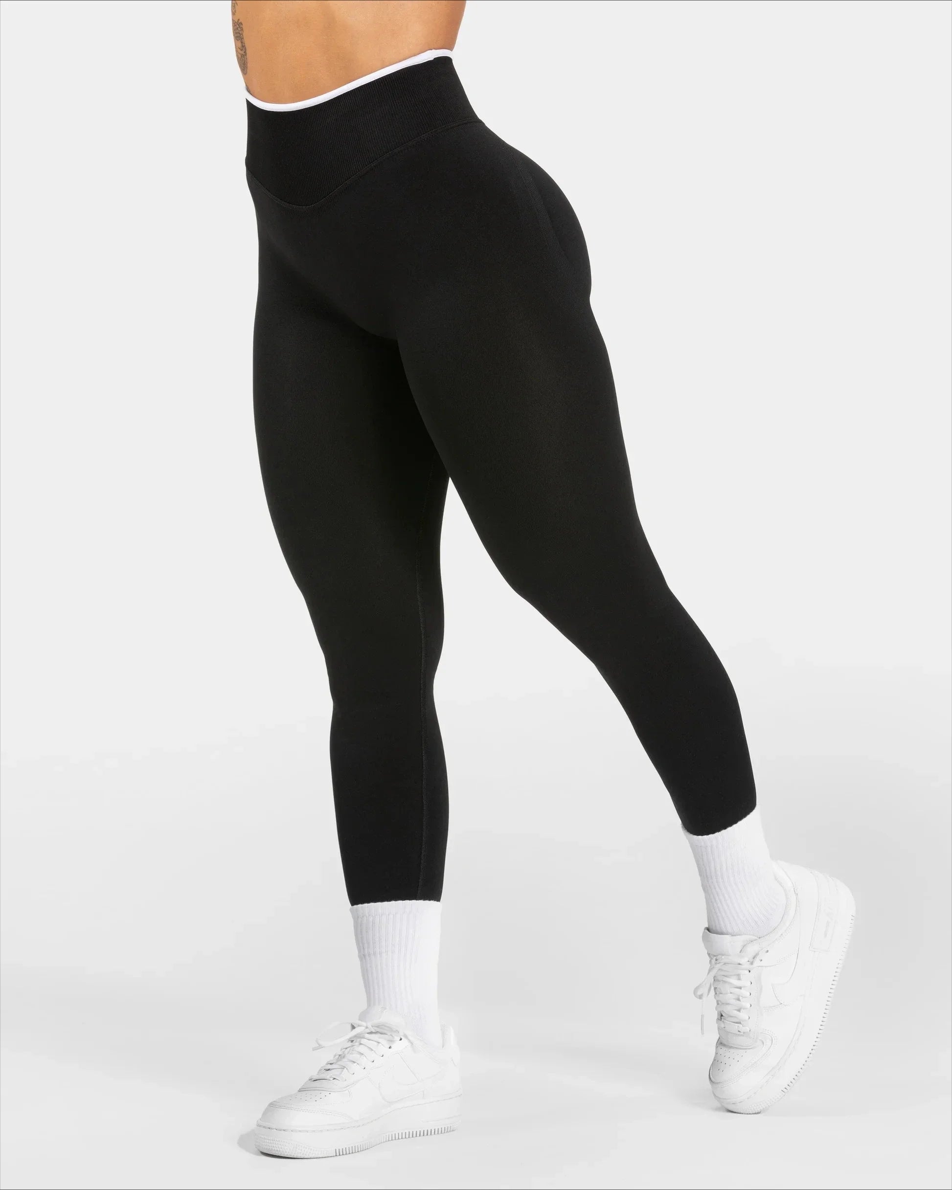 High-Waist Seamless Yoga Leggings