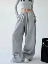 Women's High-Waist Wide-Leg Drawstring Pants