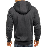 Men’s Slim-Fit Zippered Hoodie