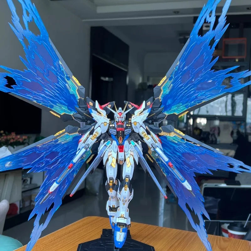 New CHANGLONG Model 7701 Mgex Zgmf-X20a Strike Freedom Plastic Skeleton Kits Anime Action Figure Robot Plastic Model Gifts Toys