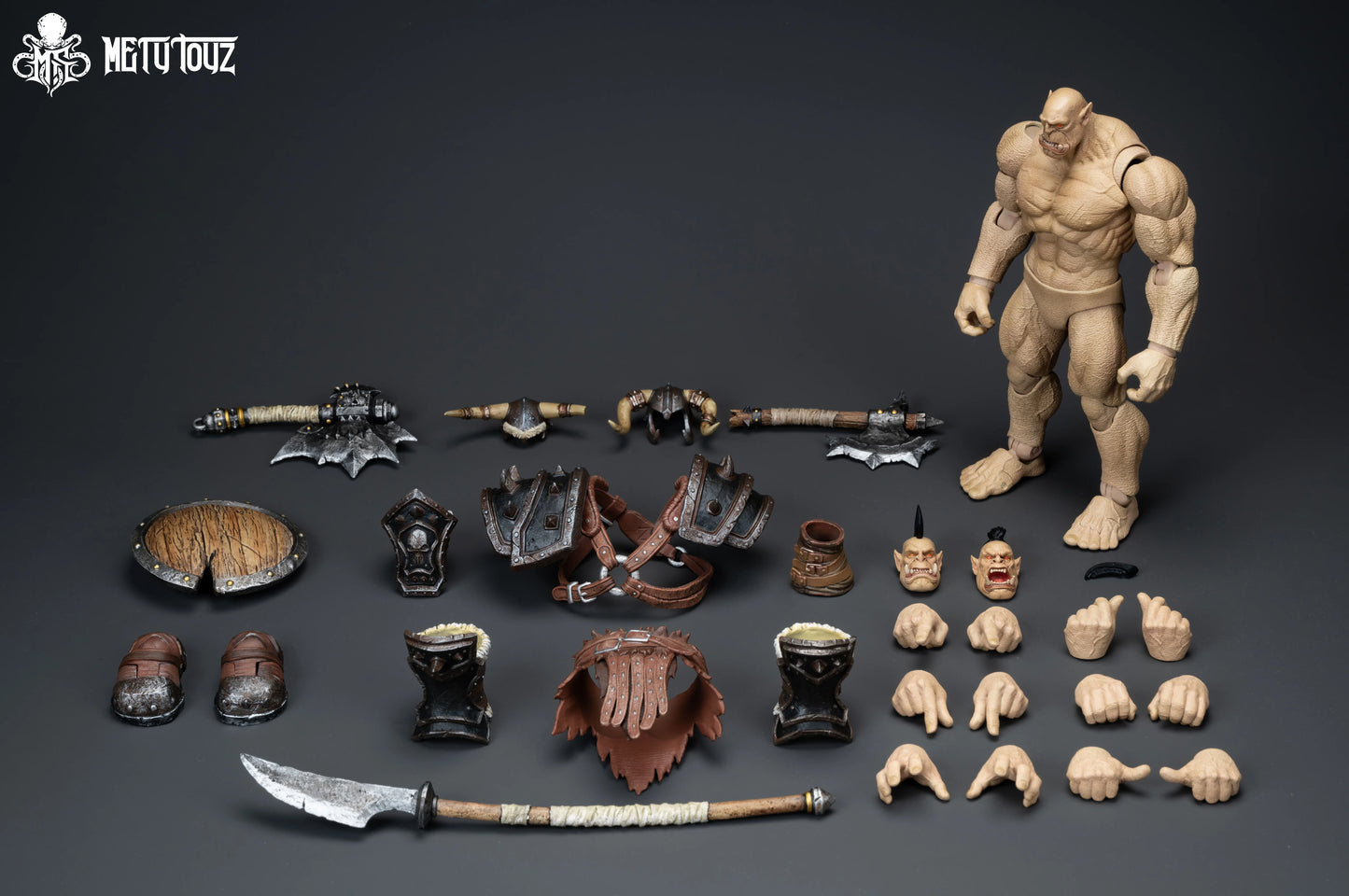 Metytoyz Limited Adventurer World Orc Ork Captain Kagas Bounty Hunter Bloody Hands Morlock Soldier Action Figure Special Edition