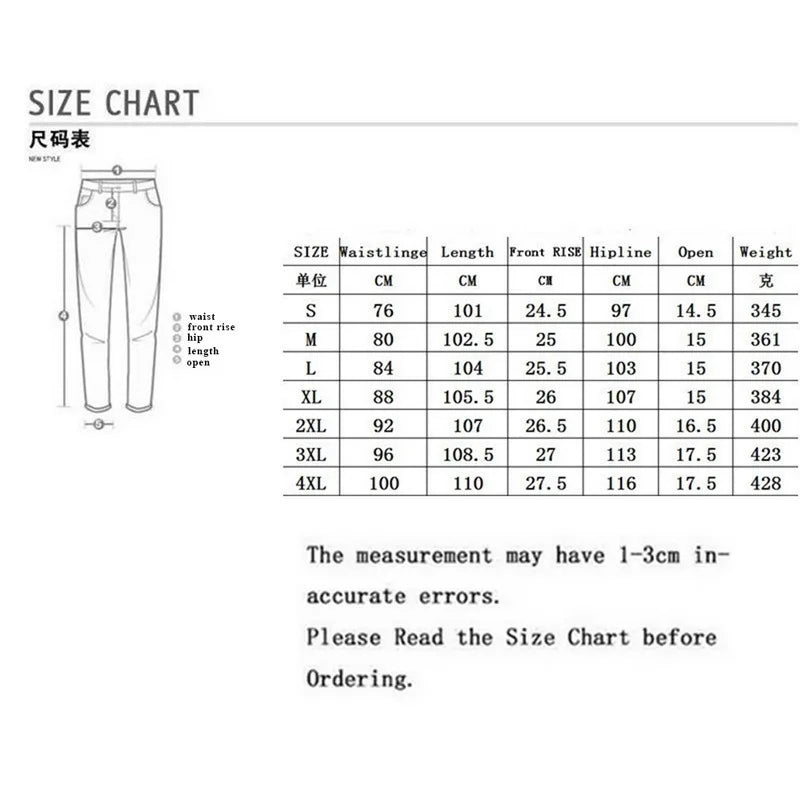 Men's Slim Fit Elastic Denim Cargo Joggers
