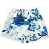 Rose Embroidered Hip Hop Shorts