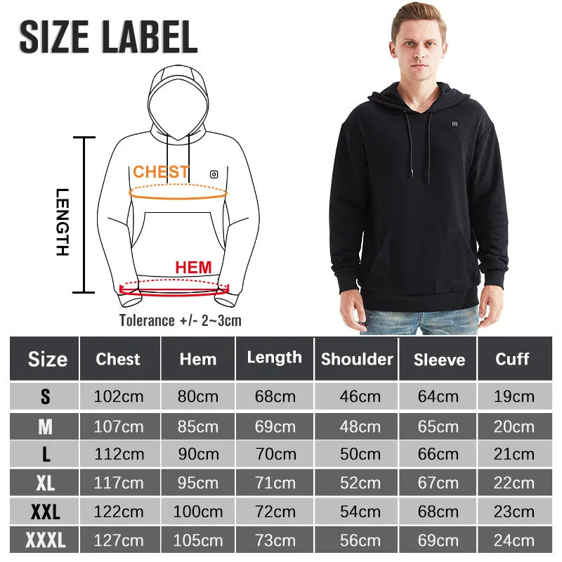 Men’s USB Heated Hoodie