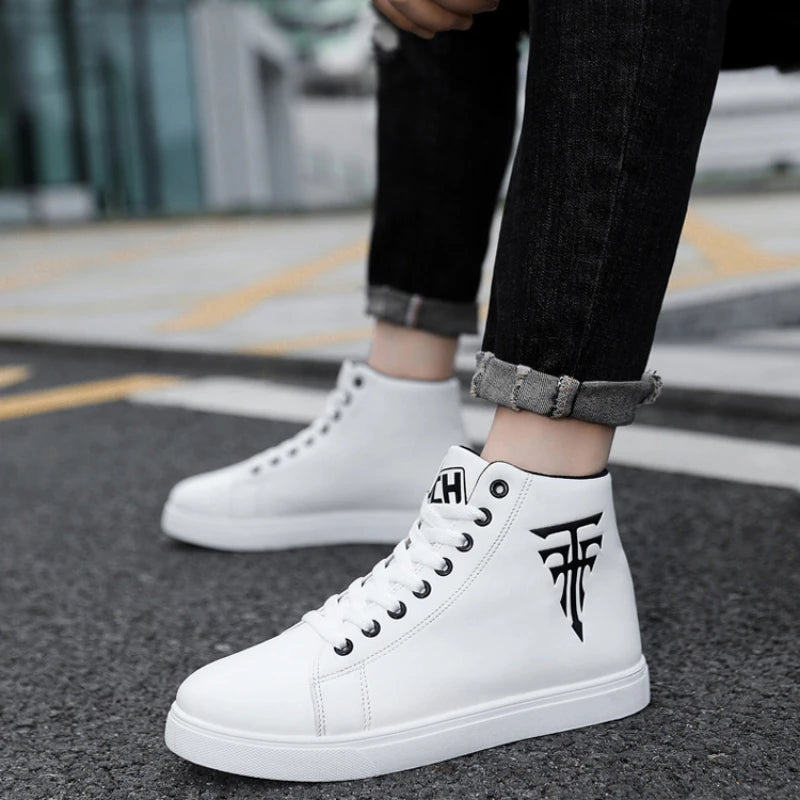 Men's High-Top Vulcanized Sneakers