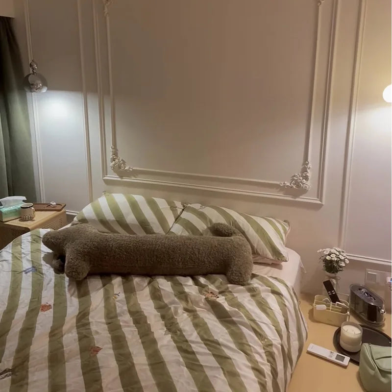 2025 Cartoon Animal Dachshund Pillow Plush Sausage-shaped Pillow Cute Cushion Nap Pillow Lumbar Pillow Bedroom Neck Pillow