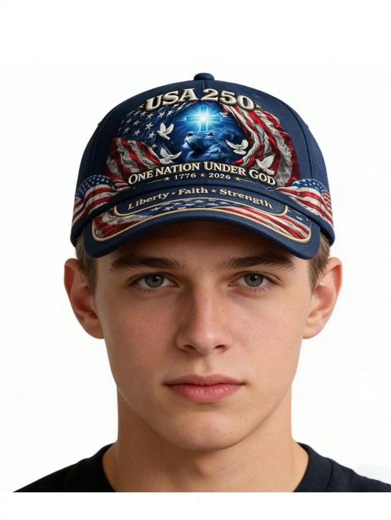 USA 250th Anniversary Lion of Judah Baseball Cap