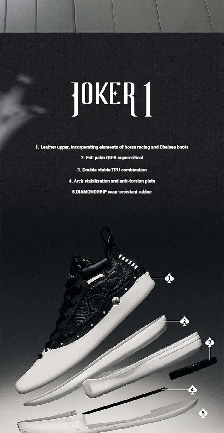 361 Degrees Joker 1 Men Basketball Shoes Jokic Professional  Protect Actual Training Shock-Absorbing Male Sneakers 572511103