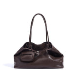 2026 Women's Top Grain Leather Tote Indie Inspired Shoulder Purse Large Capacity Commuting Crossbody Bag Contemporary Daily Use