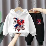 Spring Autumn Children's Clothing Sets Boys Cartoon Sweatshirts and Sweatpants 2pcs Sets Kids Hoodied Sport Pullover Tracksuits