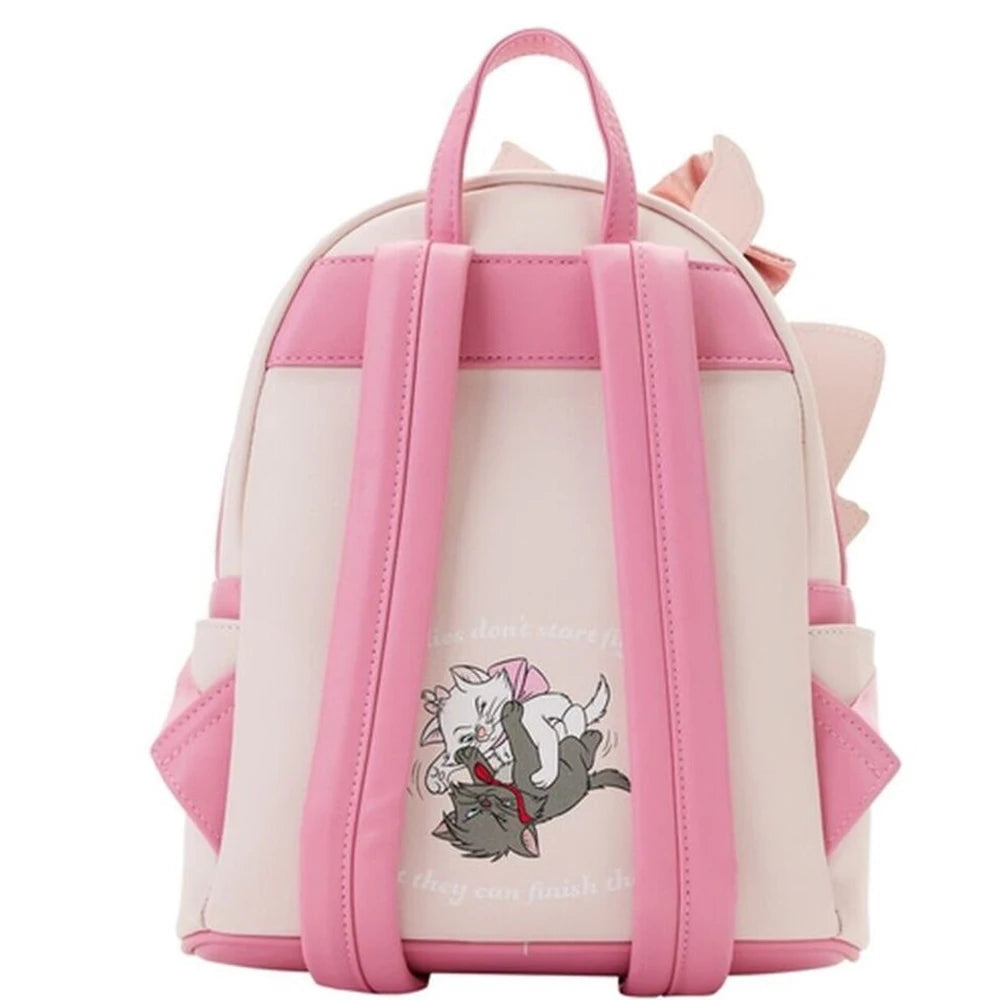 2pcs/set Piano Kitten Imitation Mini Backpack and Wallet Christmas The Marie Cat Cosplay Backpack Schoolbag Handbag for Girls