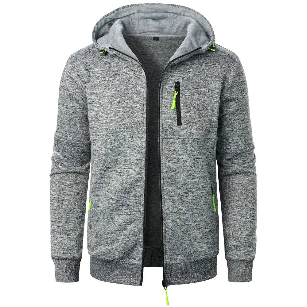 Men’s Athletic Hooded Cardigan