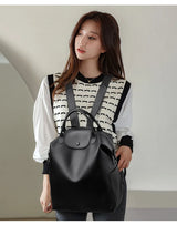 100% Genuine Cowhide Leather Women Backpack Large Capacity School Back Pack Female Casual Travel Bagpack Rucksacks for Girls Sac