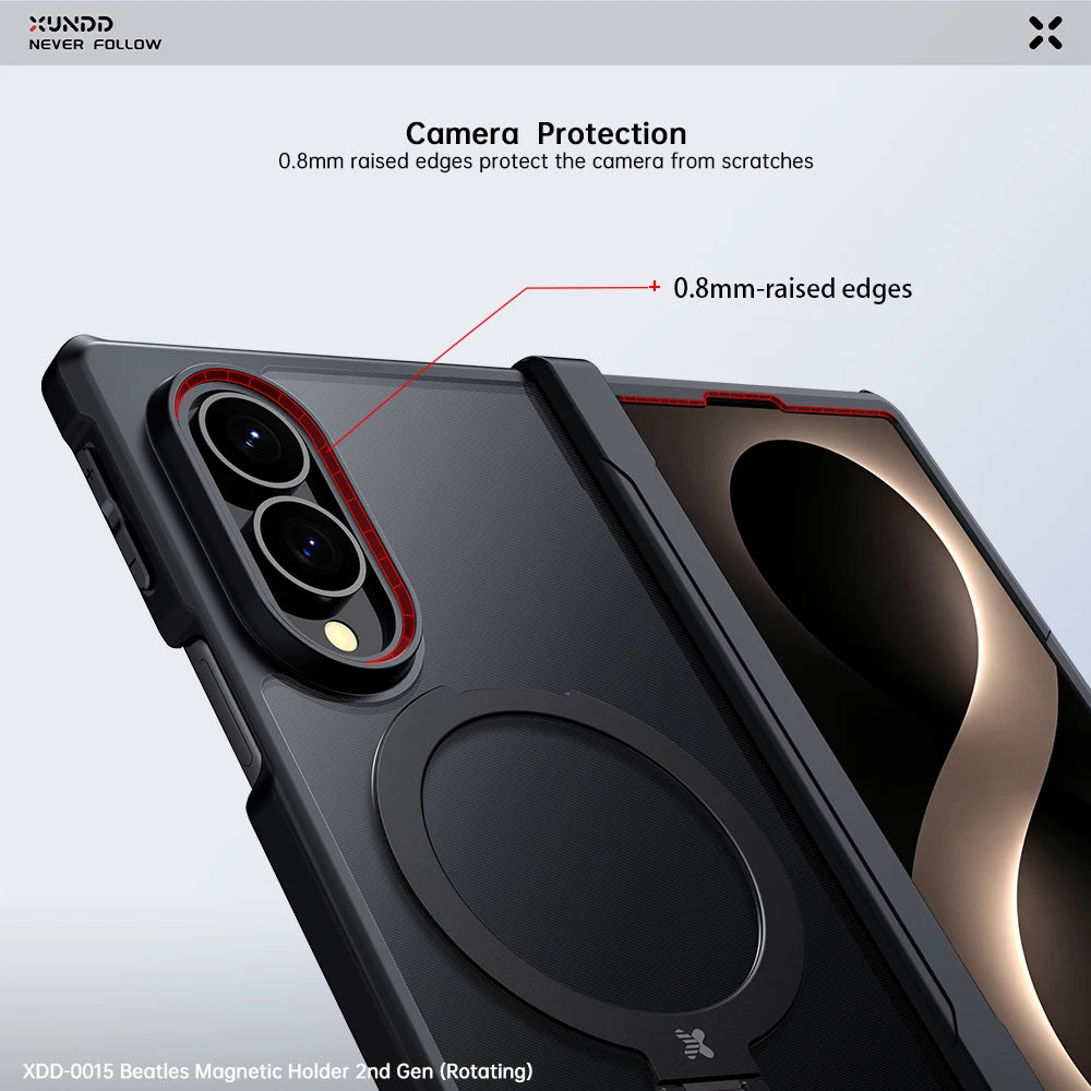 XUNDD Galaxy Z Fold 8 Case with Hinge Protection