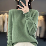 Women's Merino Wool Crew Neck Sweater