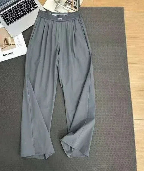 Women's High-Waist Wide-Leg Casual Pants