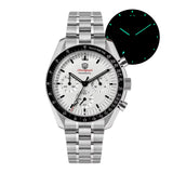 Watchdives WD1863 New Multifunctional Quartz Watch Black VK63 Sports Chronograph Watch Bubble Sapphire Waterproof 100 Wristwatch