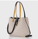 Large Capacity Leather Crossbody Tote