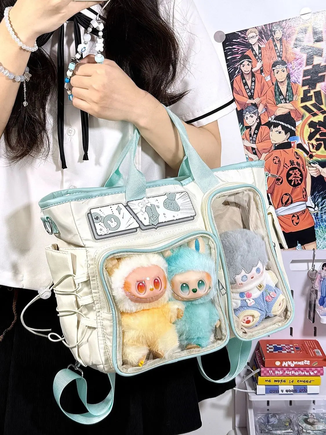 Women's Y2K Nylon Shoulder Bag