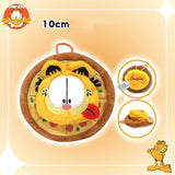 ORIGINAL Garfield Kawaii Soft Plush Toys Keychain Cute Cats Anime Stuffed Animals Peluche Doll Pendants Birthdays Gifts For Kids