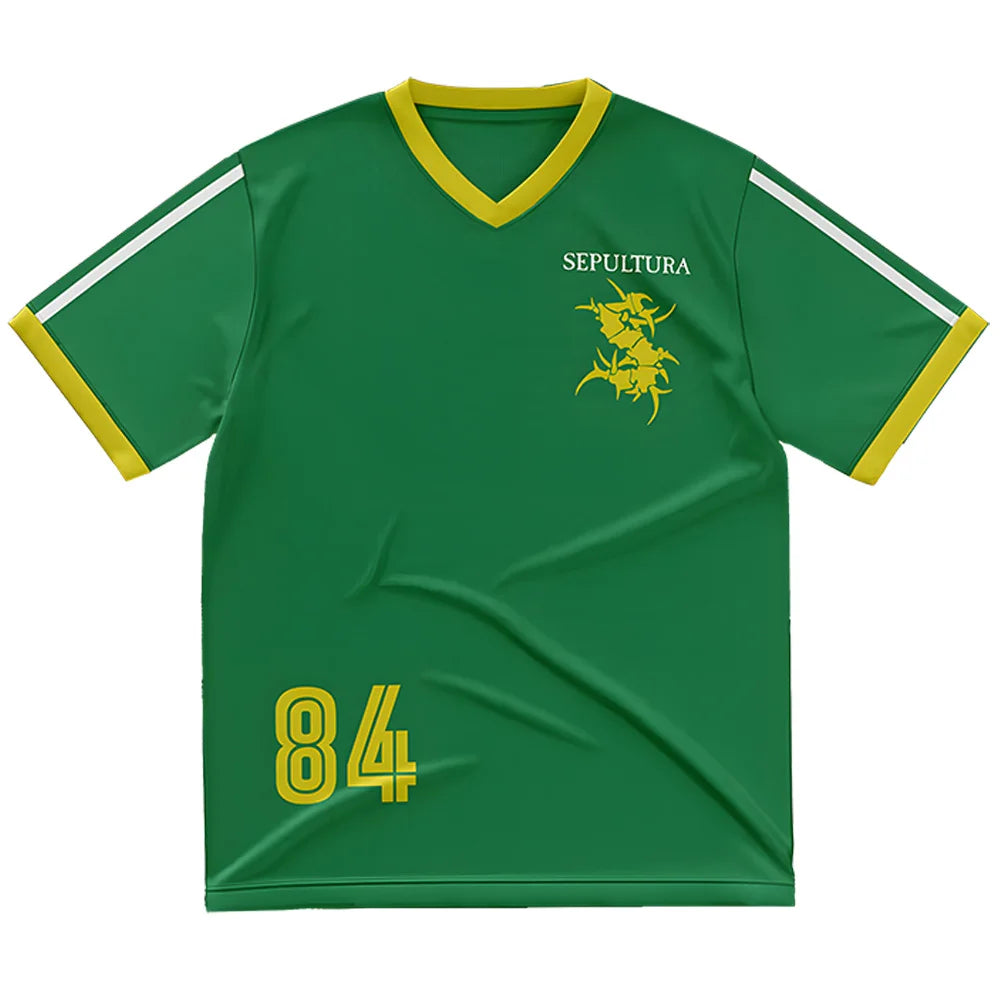 Sepultura V-Neck Soccer Jersey T-Shirt