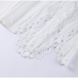 Strapless Eyelet Two-Piece Set
