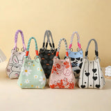 Women's Cartoon Knitted Bucket Bag