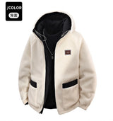 Men’s Fleece-Lined Hooded Winter Jacket