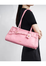 Bafelli Saffiano Leather Crossbody Tote with Chain Strap