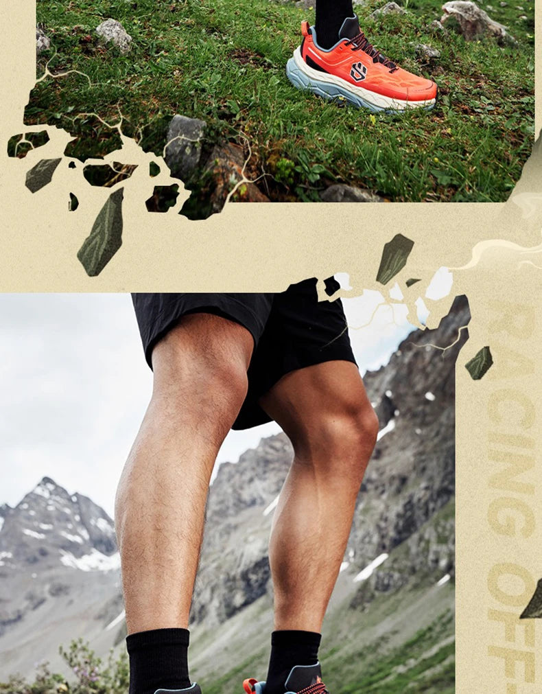 QIAODAN ShanShen 2.0 Carbon Plate Trail Running Shoes for Men 2025 Outdoor Hiking Shock-absorbing Non-slip Sneaker QDB023244277