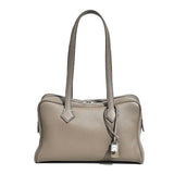 2026 Spring Luxury Brand Genuine Leather Women Bags Cowhide Casual Totes Women Handbags Fashion Silver Lock Shoulder Bags Woman