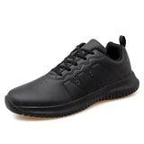 Chef Shoes Four Season Soft-Sole Anti-Slip Oil-Proof Waterproof Portable Kitchen Work Shoes Fashion Plus Size Casual Men's Shoes