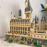 New Magic Castle Micro Building  Blocks Light Up Street View Architecture Creative MOC Model Kit  Kids Christmas Birthday Gifts