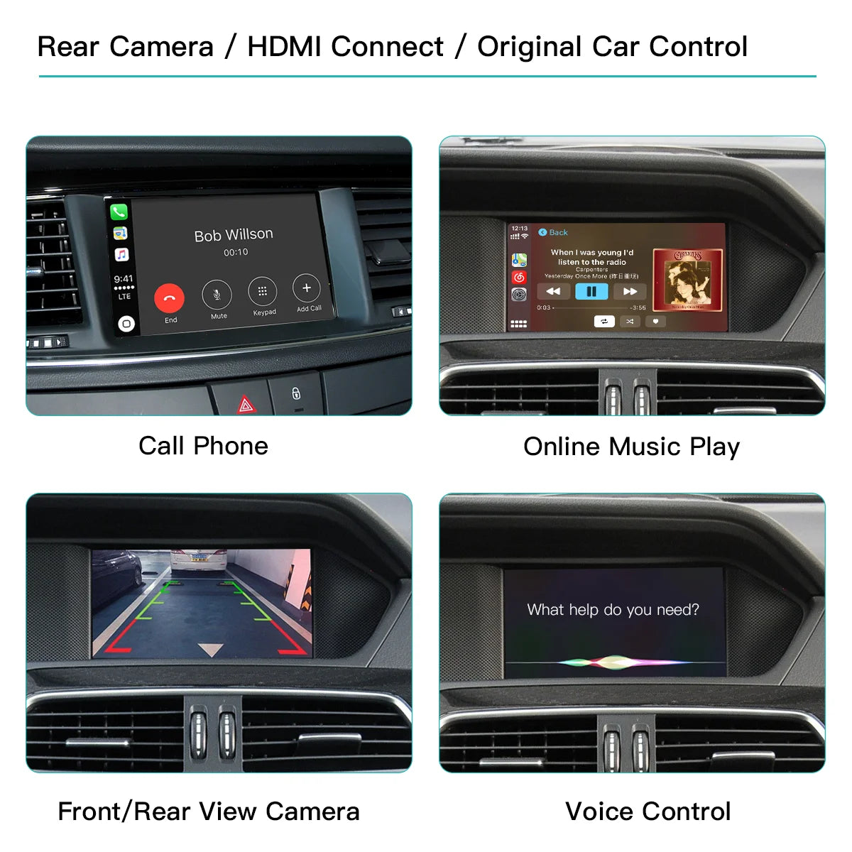 Wireless CarPlay & Android Auto Upgrade for Mercedes-Benz NTG4.5/4.7