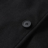 Fashion Short Woolen Coat Women Stand Collar Single-breast Full Sleeve Loose Pocket Jacket Female 2026 Autumn Solid Lady Outwear