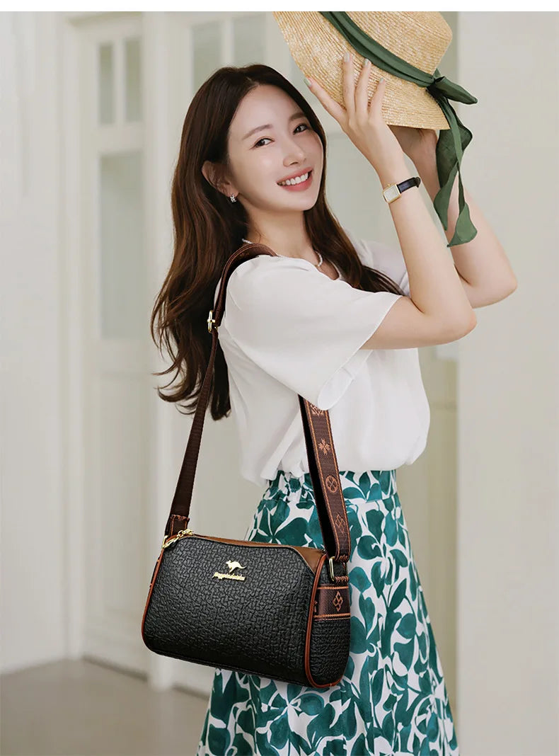 Women's Soft Leather Pillow Bag, Stylish Versatile Large Capacity Handbag Shoulder Crossbody Bag for Women Daily, Work, Outings