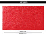 Fashion Women Genuine Leather Wristlet Clutch Bag Multifunctional Coin Purses Wallet Zipper Card Holder Money Clip Phone Bag