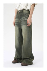 Men's Loose Straight-Leg Denim Jeans & Shorts