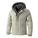 Men's Heavyweight Hooded Puffer Jacket | Plus Size