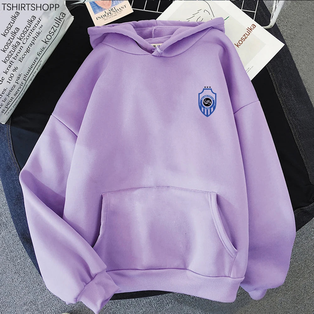 KARMA Vintage-Inspired Fleece Pullover Hoodie