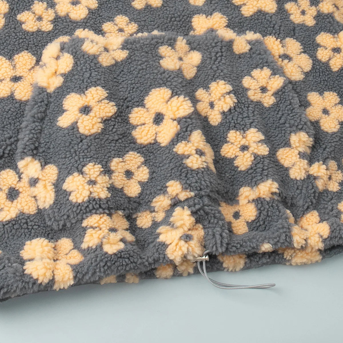 Women's Floral Fleece High-Neck Pullover