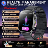 2026 New ECG+PPG Healthy Diagnose Smart Watch Men Body analysis Blood Pressure Lipid Uric Acid Women's Health Tracker Smartwatch