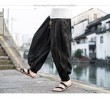 Men’s Ice Silk Dragon Jacquard Bloomers