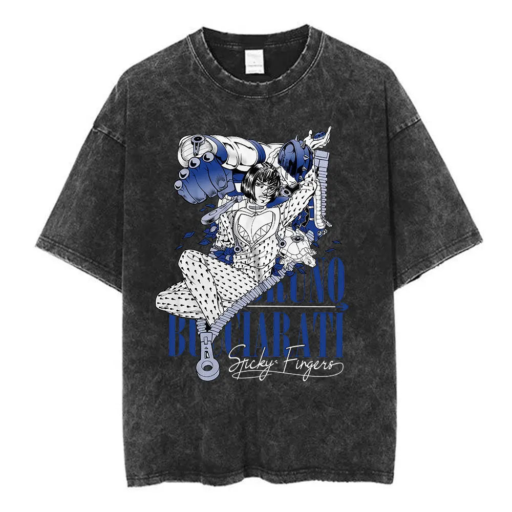JoJo’s Bizarre Adventure: Steel Ball Run Washed Tee