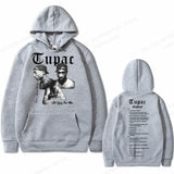 Tupac 2Pac Graphic Fleece Hoodie for Men
