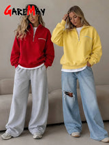 Women's Embroidered Relaxed-Fit Sweatshirt