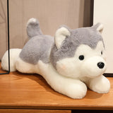 Cute Lying Husky Plush Pillow