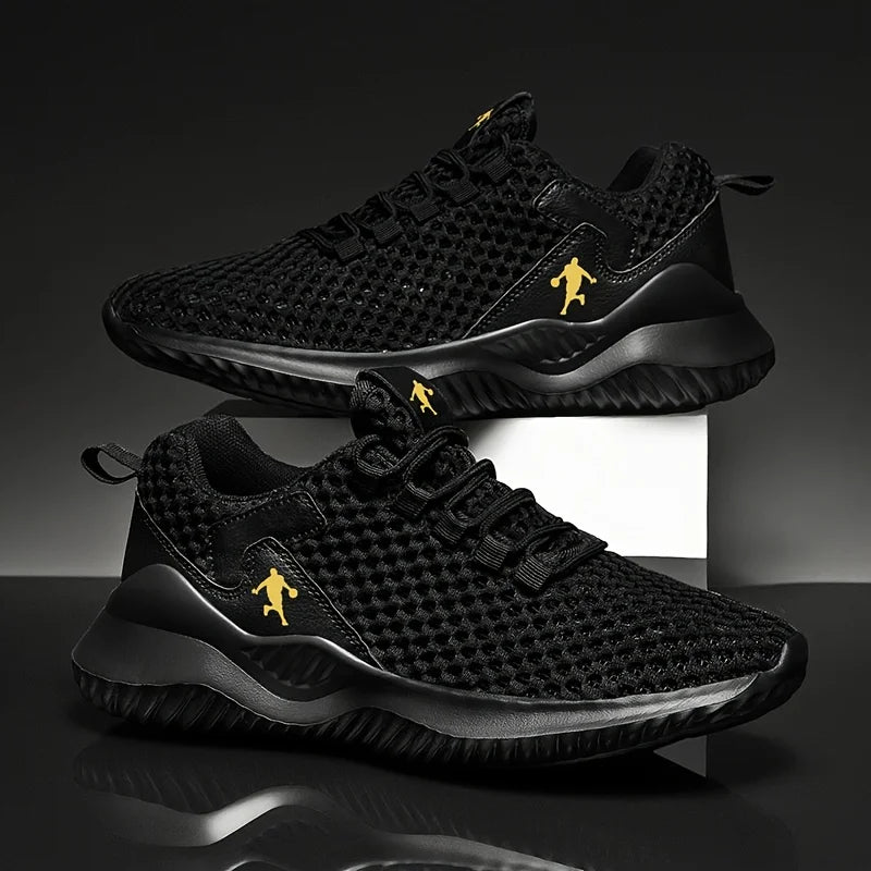 Men's Breathable Mesh Sneakers — Lightweight Casual Running Shoes