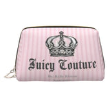J-Juicy-C-Couture Makeup Bag Zipper Pouch Travel Cosmetic Bags Large Leather Portable Cosmetic Bag for Women